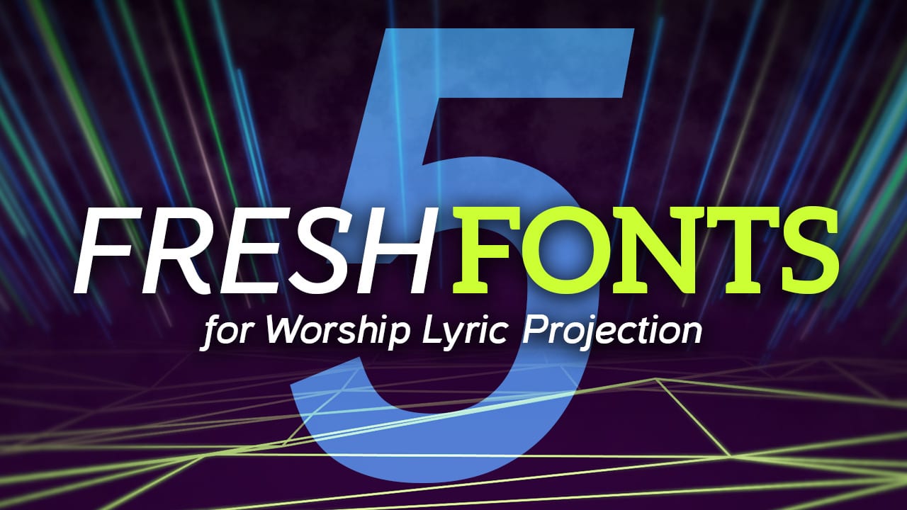 best font for church presentation