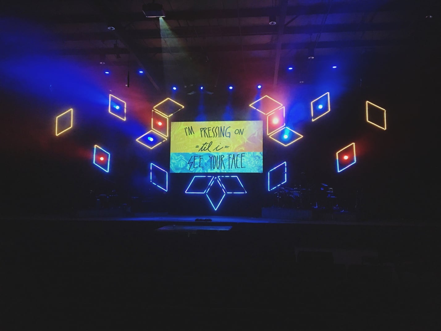 LED Light Church Stage