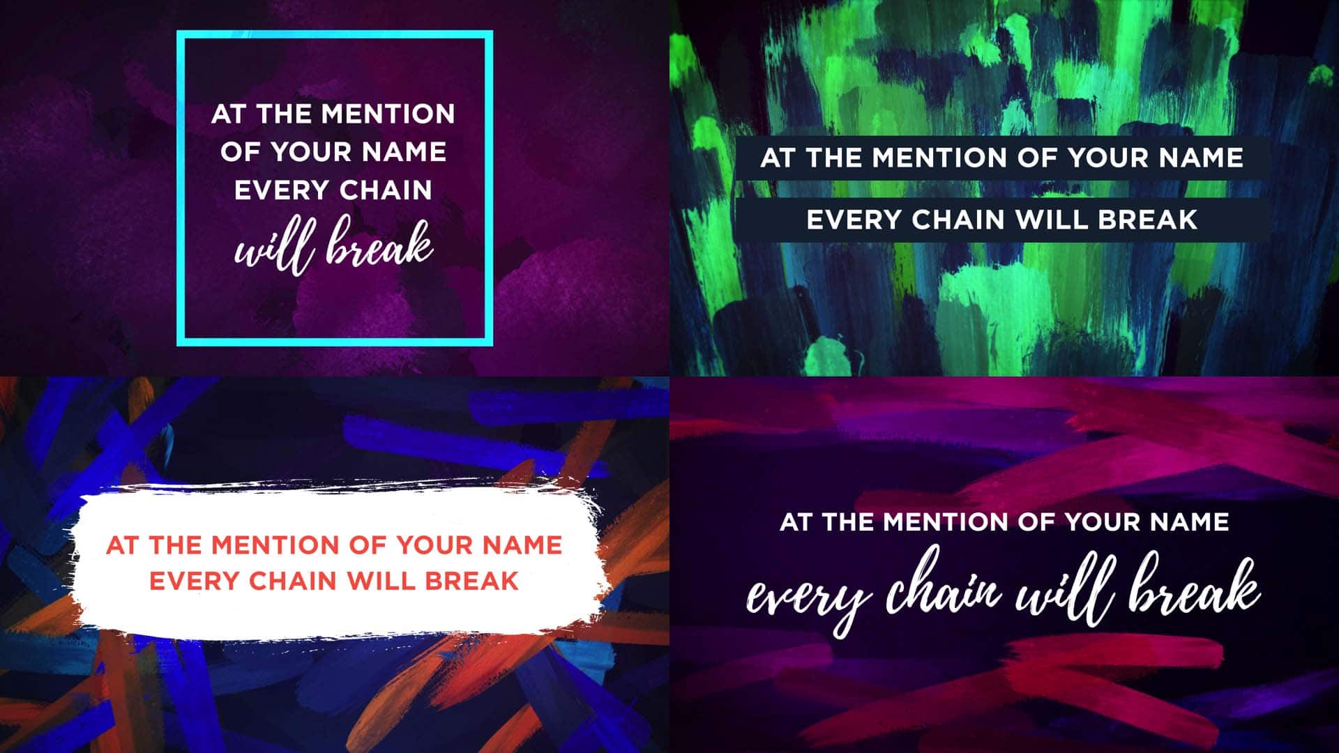 10 Lyric Slide Designs That Will Inspire You For Easter