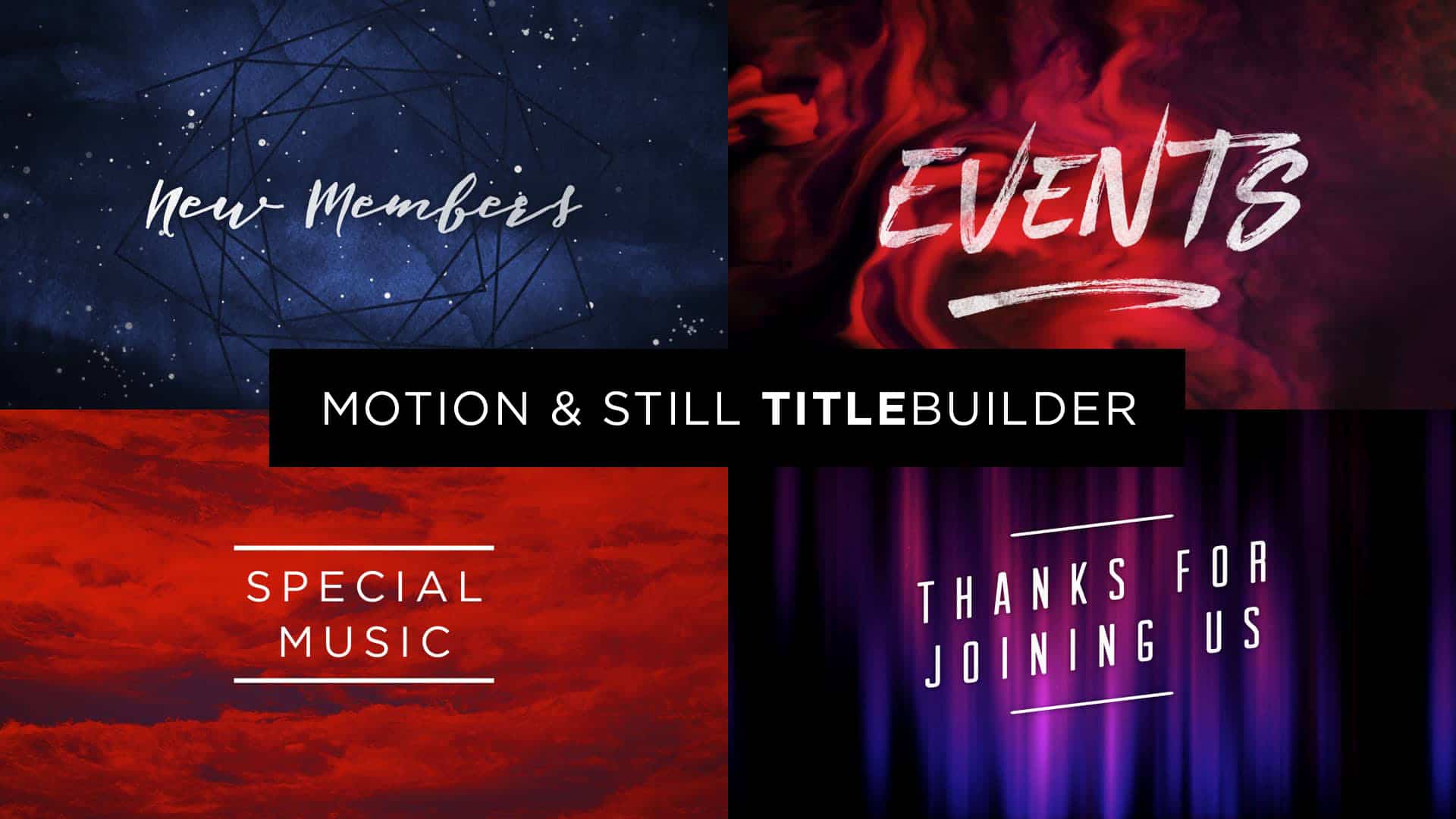 Motion & Still TitleBuilder