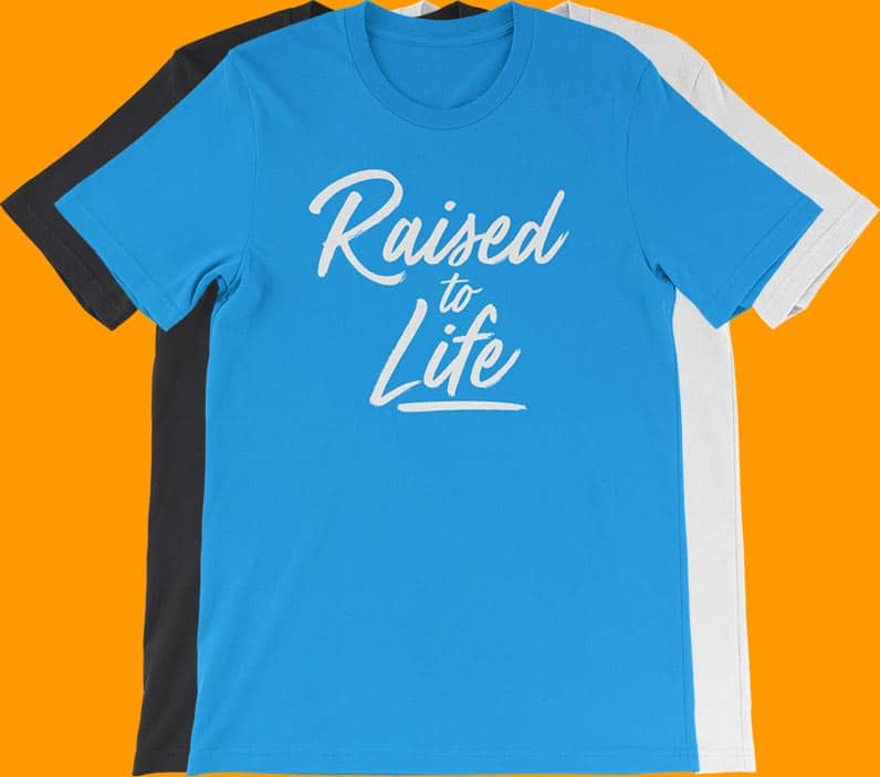 Church Shirts Raised To Life