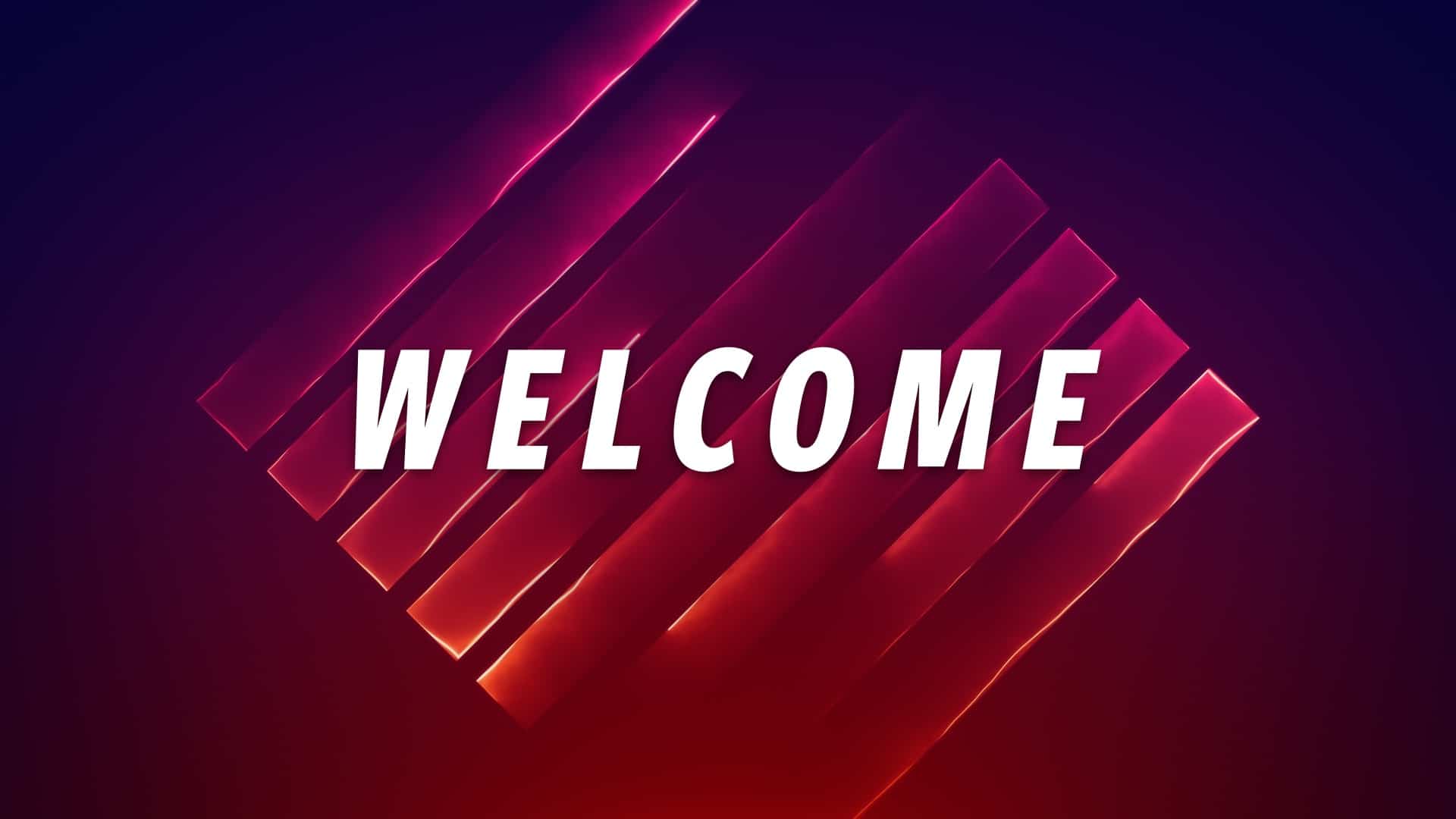 Neon Box Welcome