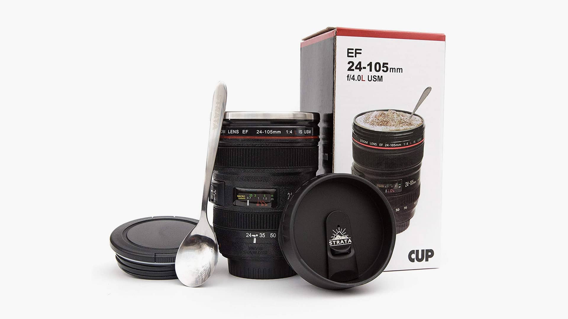 Strata Camera Lens Coffee Mug