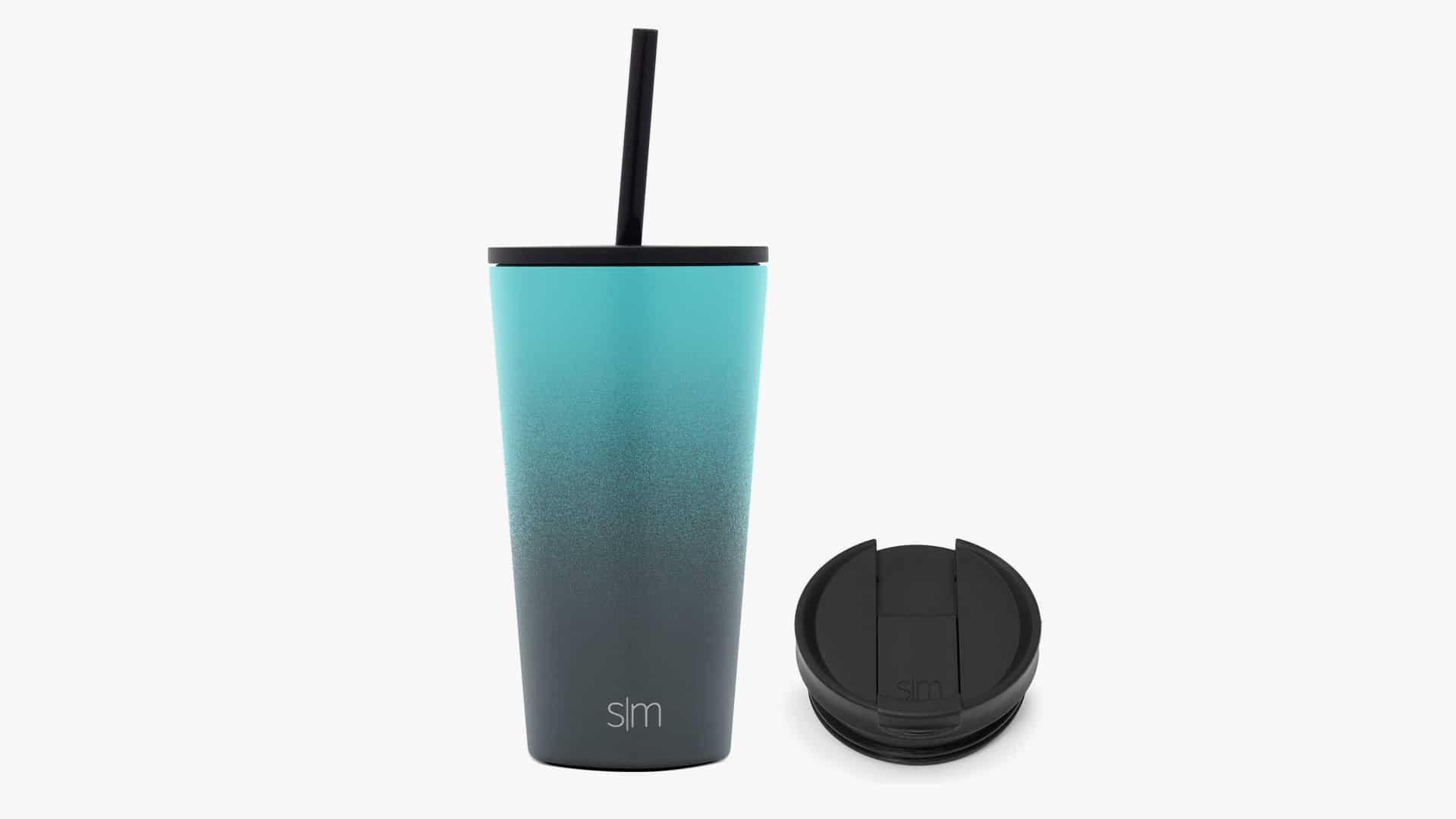 Simple Modern Tumbler with Straw Lid and Flip Lid