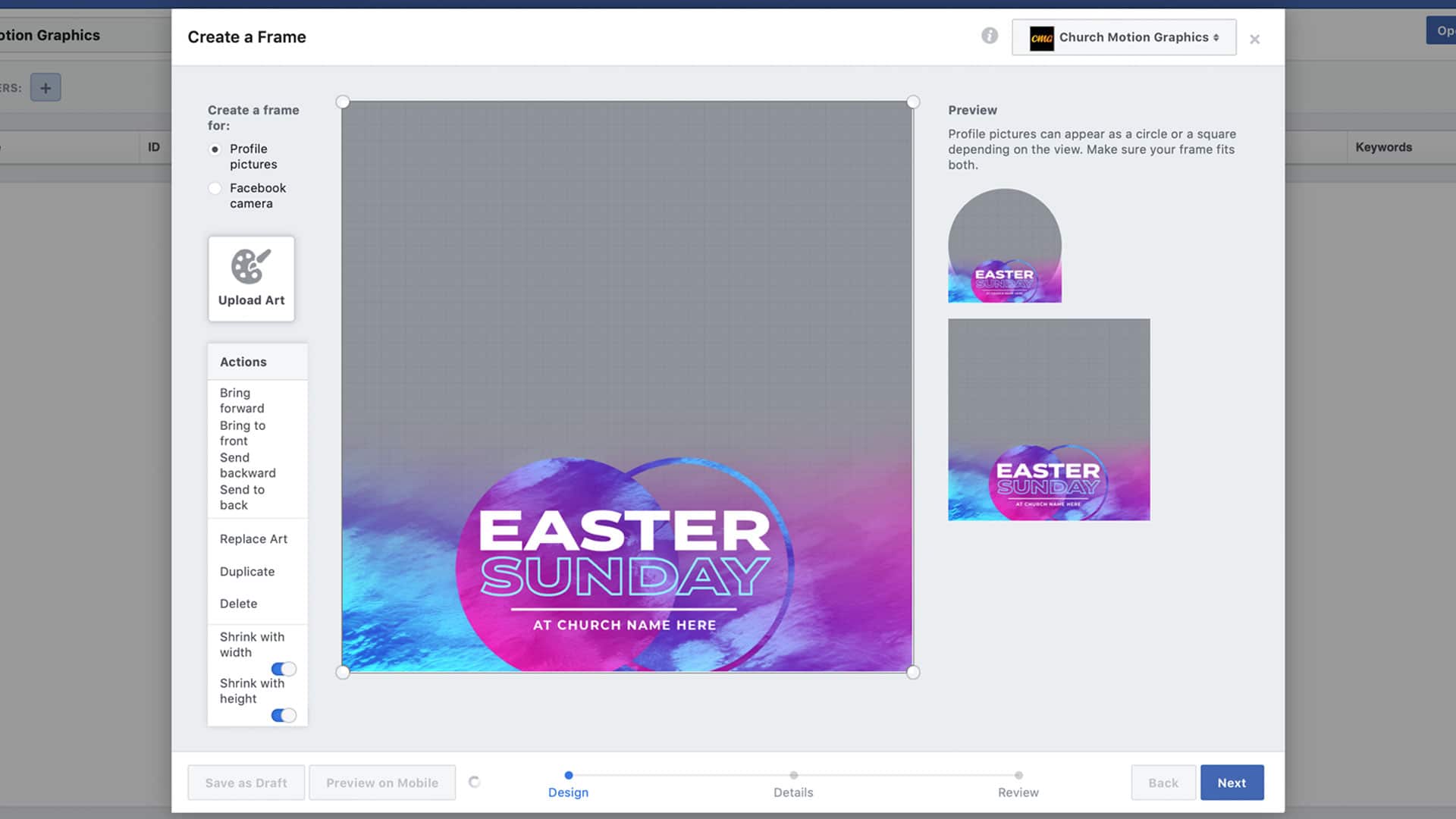 3 Free Foil Vibes Easter Facebook Profile Frames CMG 3 Free Foil Vibes Easter Facebook Profile Frames CMG