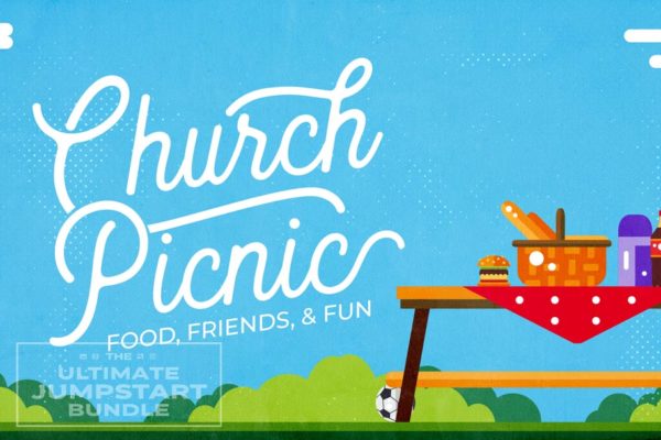 Chruch Picnic Drawing-Subtitle