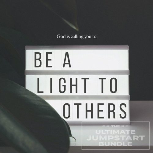 God Is Calling You To Be A Light To Others Light Box Sign - Title