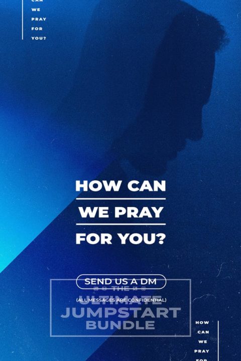 How Can We Pray For You Blue Man Shadow Story - Title