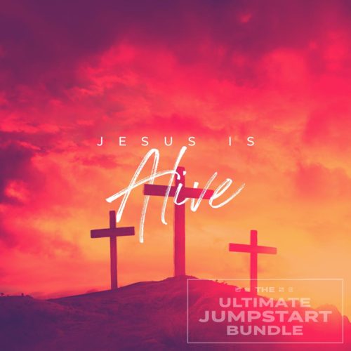 Jesus Is Alive Sun Rise Golgotha - Title