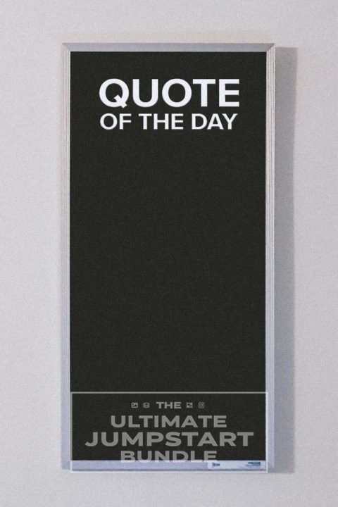 Quote Of The Day Letter Board Story - Title