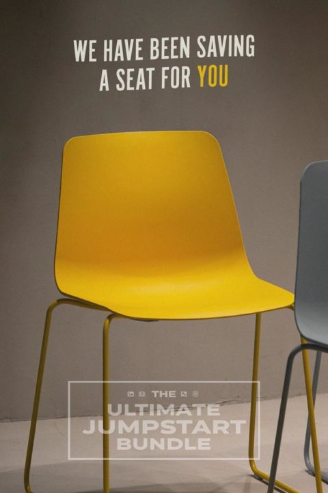 We Have Been Saving A Seat For You Yellow Chair Story - Title