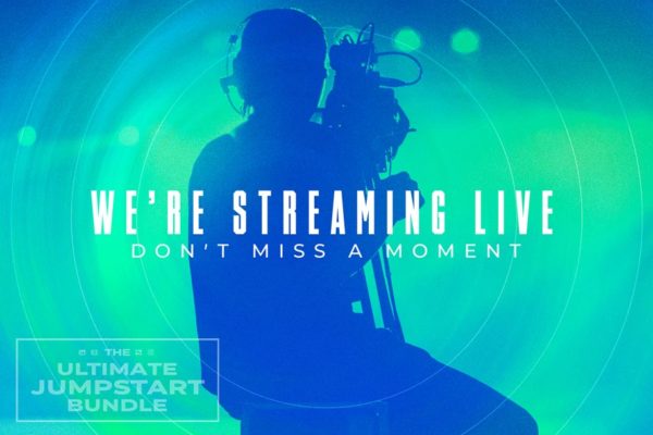 Were Streaming Live Dont Miss A Moment Cameraman Stage Lights-Subtitle