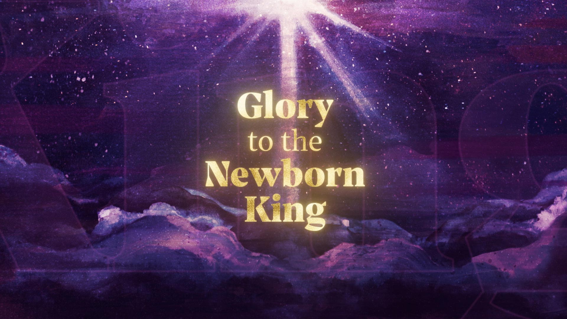 Nativity Sweeps Glory To The Newborn King