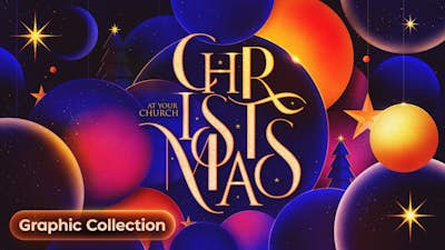 Christmas Luminous Ornaments Graphic Collection