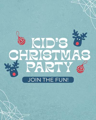 Kids Christmas Party — Christmas social graphic