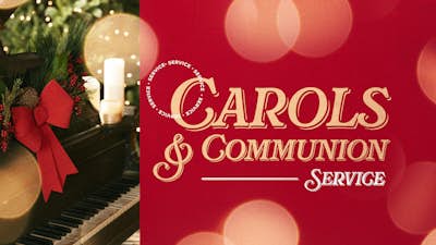 Carols and Communion — Christmas slide template