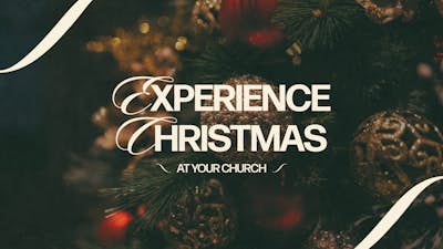 Experience Christmas — Christmas slide template