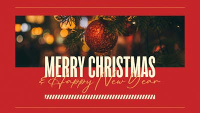 Merry Christmas — Christmas slide template